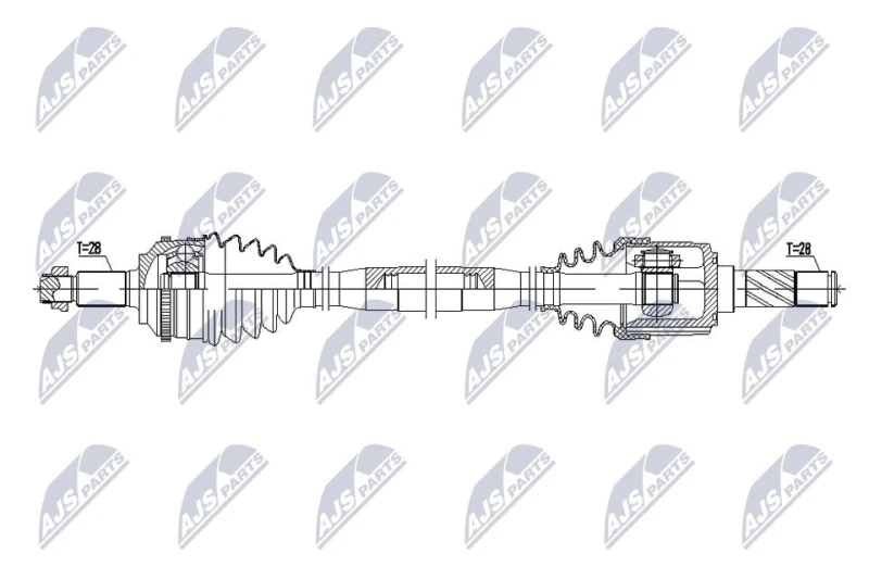 Image of NTY Drive shaft NTY NPW-MZ-131