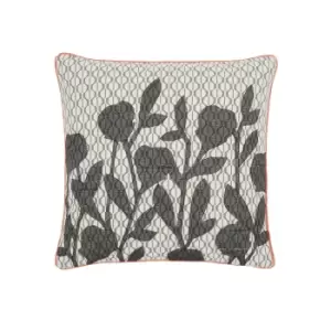 Helena Springfield Ava/Elsa Cushion 45cm x 45cm, Stone & Charcoal