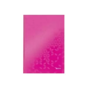 image of WOW Notebook A4 Ruled with Hardcover 80 Sheets. Pink - Outer Carton of 6