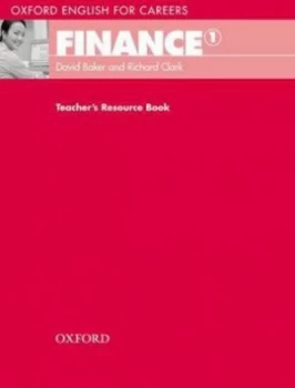 Image of Finance. 1 Teachers Resource Book by David Baker Book