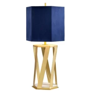 image of Apollo 1 Light Table Lamp Brushed Brass, E27