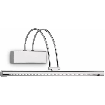 Image of Ideal Lux Lighting - Ideal Lux Bow - LED Medium Picture Wall Light Chrome