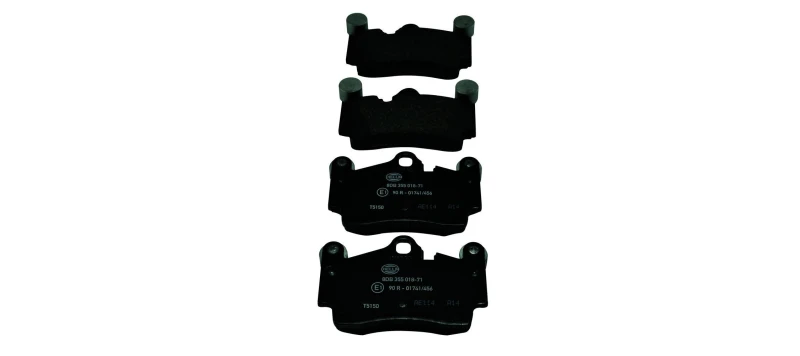 Image of HELLA Brake pad set HELLA 8DB 355 018-711
