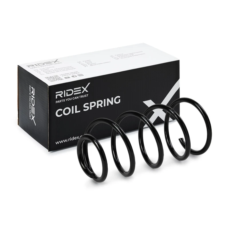 Image of Coil spring RIDEX 188C0752