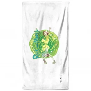 image of Rick and Morty Portal Bath Towel