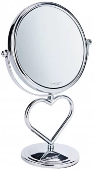 image of Danielle Creations Chrome Heart Stem Vanity Mirror