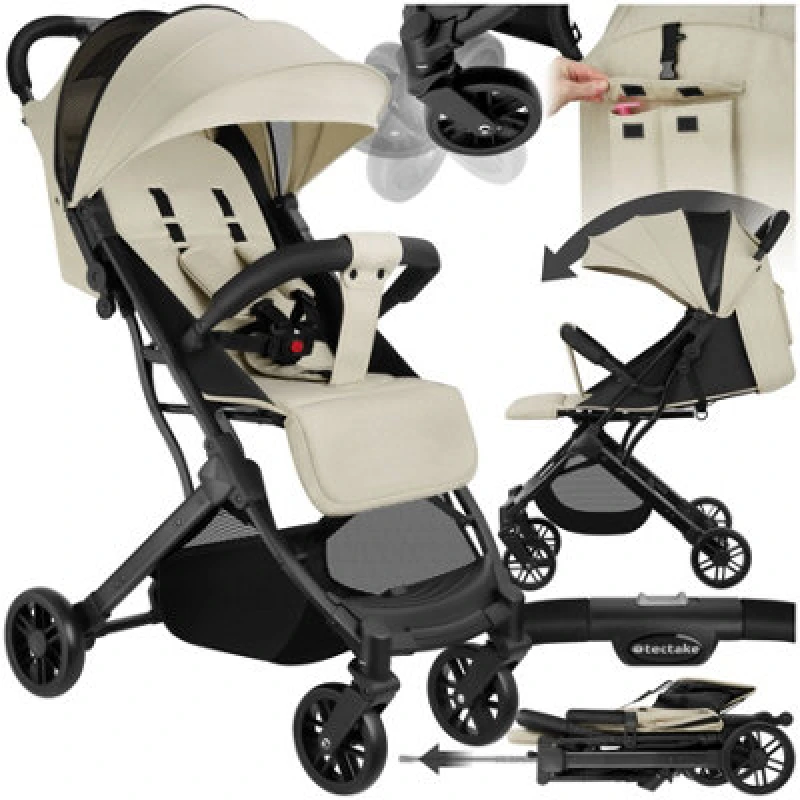 Image of tectake Pushchair Finn Multicolor Unisex