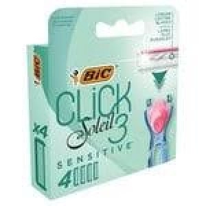 image of BIC Soleil Click 3 Sensitive Box of 4