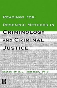 Image of Readings for Research Methods in Criminology and Criminal Justice by Mark L Dantzker Book