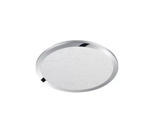 Image of Cesar Modern 40cm Bathroom Ceiling Light Chrome 3000K IP44