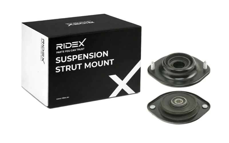 Image of RIDEX 1180S0839 Top strut mount Front Axle, with rolling bearing Suspension Strut Support Bearing (1180)