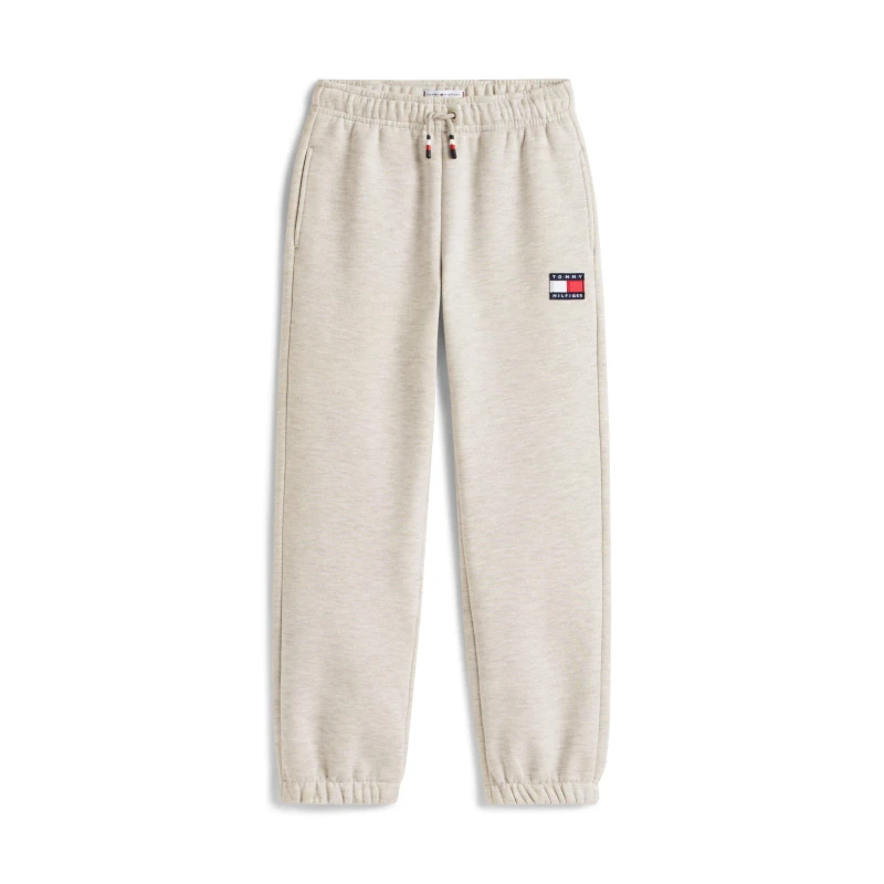 Image of Tommy Hilfiger Kids Heritage Jog Closed Hem Fleece Joggers Closed Hem Fleece Jogging Bottoms 4Y Grey 48258802135