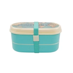 Image of Sass & Belle Vintage Map Bento Lunch Box
