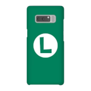 image of Nintendo Super Mario Luigi Logo Phone Case - Samsung Note 8 - Snap Case - Gloss