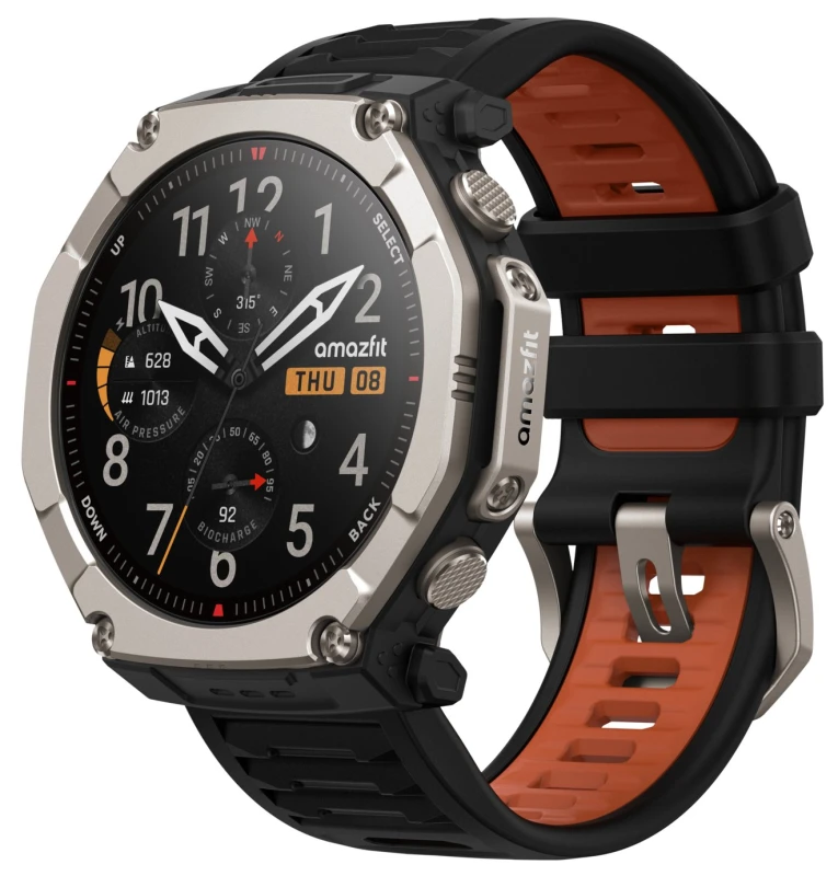 Image of Amazfit Amazfit T-Rex Ultra 2 Smartwatch - Black Magma