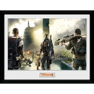 image of The Division 2 Landscape Framed Collector Print