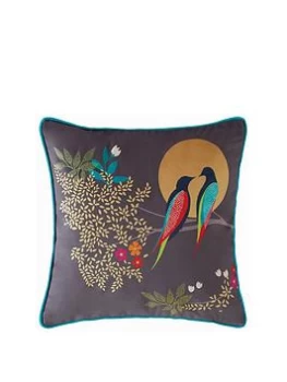 image of Sara Miller Birds At Dusk Cushion - Feather Filled