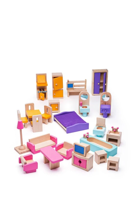 Image of Bigjigs Toys Dolls Furniture Set Multi unisex