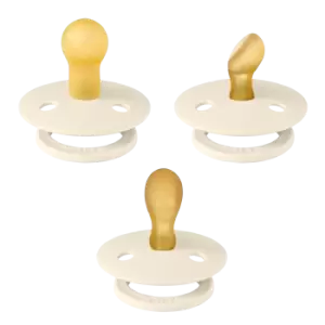 Image of BIBS Try-It Colour 3 Pack Size 1 Ivory 3 pcs