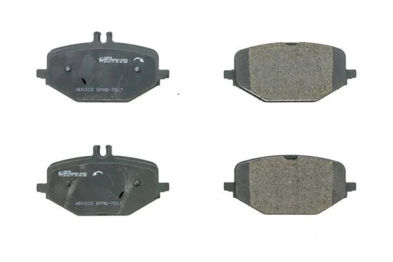 Image of AISIN BPMB-7017 Brake pad set prepared for wear warning indicator Brake Pad Set,disc brake (402)