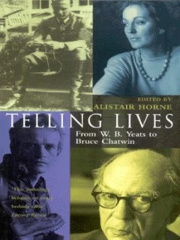 Image of Telling Lives by Alistair Horne Book