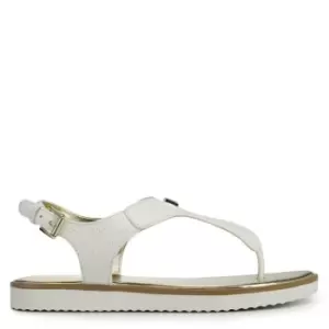 image of Michael Kors Brandy Paislee Sandals - White