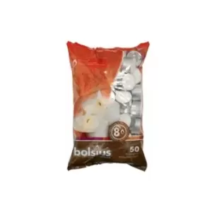 image of Bolsius Bag 50 Tealights 8 Hour Burn Time - 103630519700