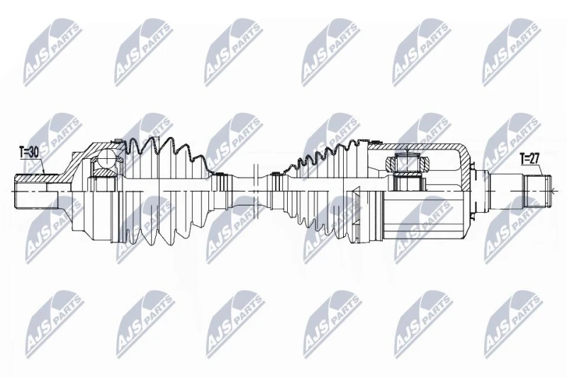 Image of NTY Drive shaft NTY NPW-ME-098