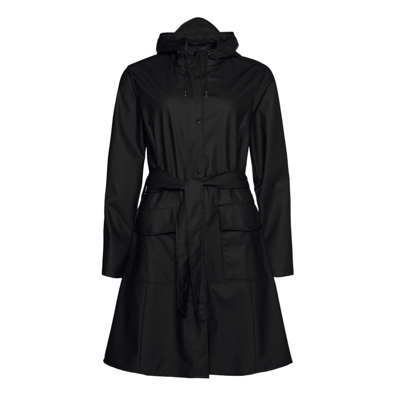 Image of Rains Curve Jacket - Black M