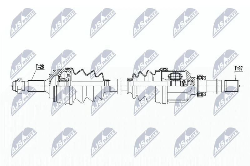 Image of NTY Drive shaft NTY NPW-PE-037