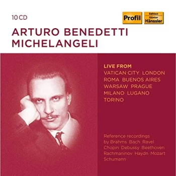 image of Arturo Benedetti Michelangeli - Arturo Benedetti Michelangeli: Live from Vatican City/London/... CD