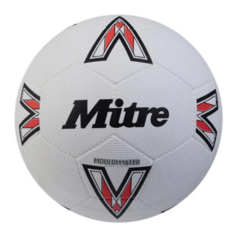 Image of Mitre 2024 Dimpled Football White/black/red (5)