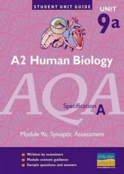 Image of A2 Human Biology Unit 9a Aqa Specification a by Steve Potter Paperback