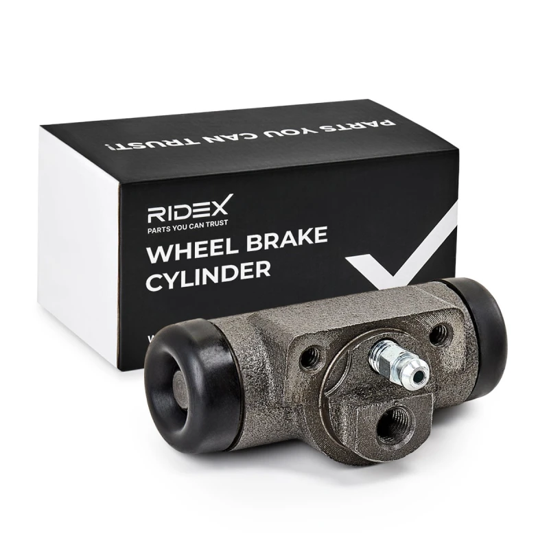 Image of RIDEX 277W0055 Brake Cylinder Rear Axle both sides Grey Cast Iron Wheel Brake Cylinder (277)