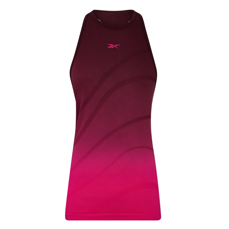Image of Reebok United By Fitness Seamless Tank Top Womens Gym Vest - Multi Multi 4