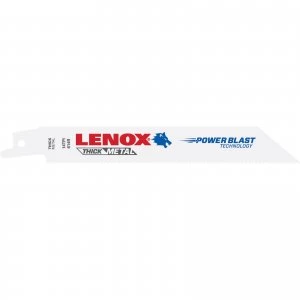 image of Lenox 14TPI Thick Metal Cutting Reciprocating Saw Blades 152mm Pack of 25