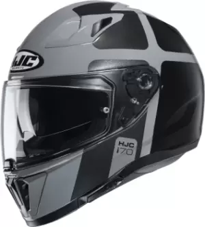 Image of HJC i70 Prika Helmet, black-grey, Size 2XL, black-grey, Size 2XL