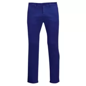 Image of SOLS Mens Jules Chino Trousers (30) (Ultramarine)