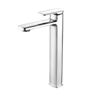 image of Tall Chrome Mono Basin Mixer Tap - Meko