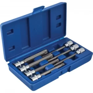 image of 7 Piece 3/8" Drive Extra Long Torx Socket Bit Set (T25-T60)