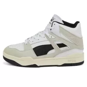 image of Puma Slipstream Hi Heritage, Puma White-Nimbus Cloud-Puma Black, size: 10+, Unisex, Trainers, 387998 03