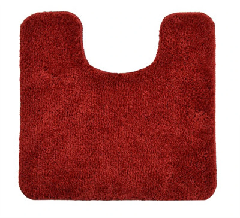 Image of Allure Bath Fashions Luxury Microfibre Pedestal Mat Non-Slip - Wine
