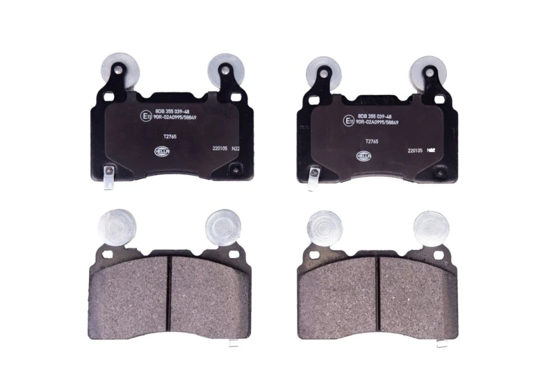 Image of HELLA Brake pad set HELLA 8DB 355 039-481