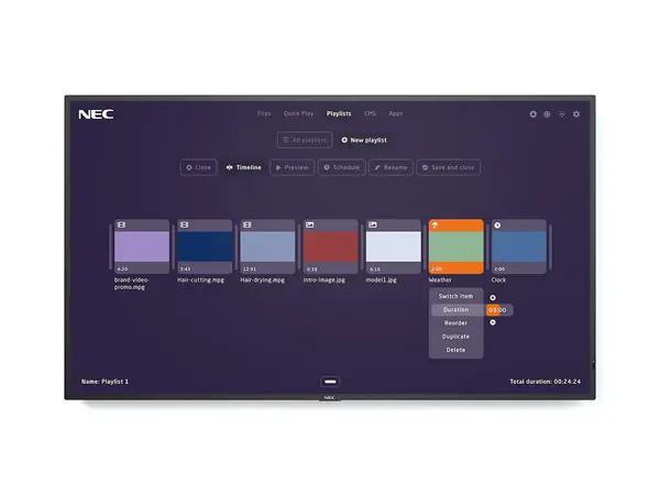 Image of NEC 43" ME431MPi4 4K Ultra HD LCD TV