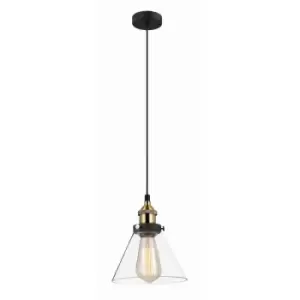 Image of Netlighting Getan Industrial, Retro 1 Light Dome Pendant Ceiling Light, E27