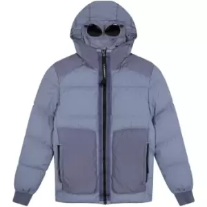 Image of CP COMPANY BoyS Mixed Goggle Jacket - Blue