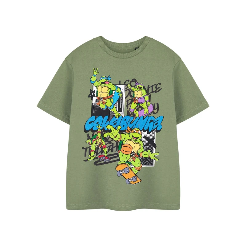 Image of Teenage Mutant Ninja Turtles Short Sleeved T-Shirt Green male