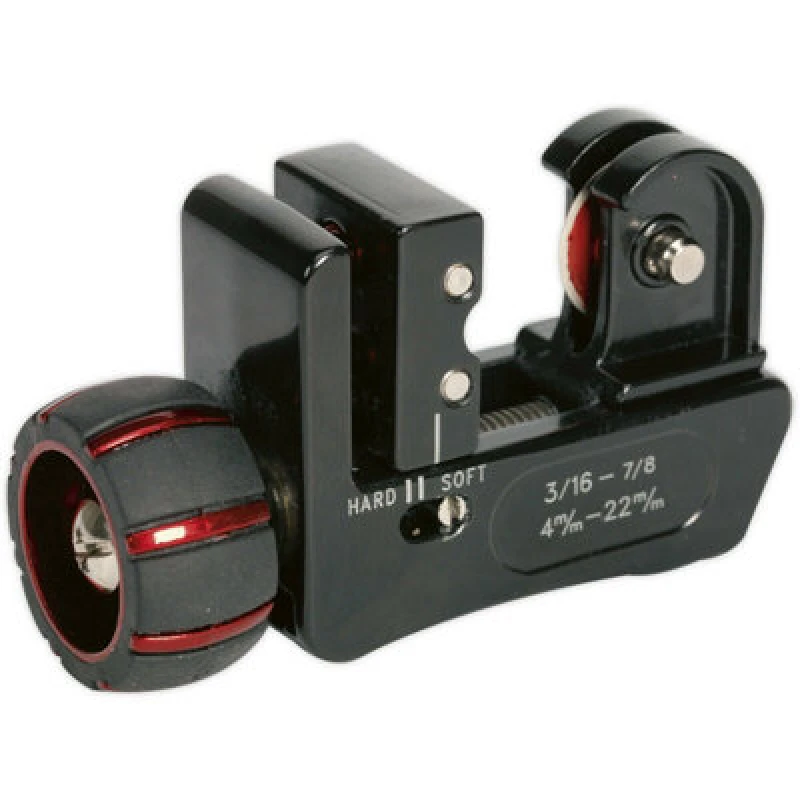Image of Loops Brake Pipe Cutter - Nickel-Plated Blade - Screw Action - 4mm to 22mm Capacity Metallics