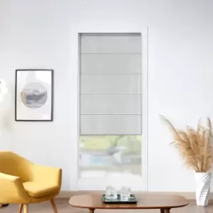 Image of Roman Blind - Linen Look Grey - 130x140cm