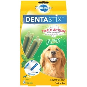 Pedigree Dentastix Fresh Daily Dental Chews Medium Dog 5 Sticks